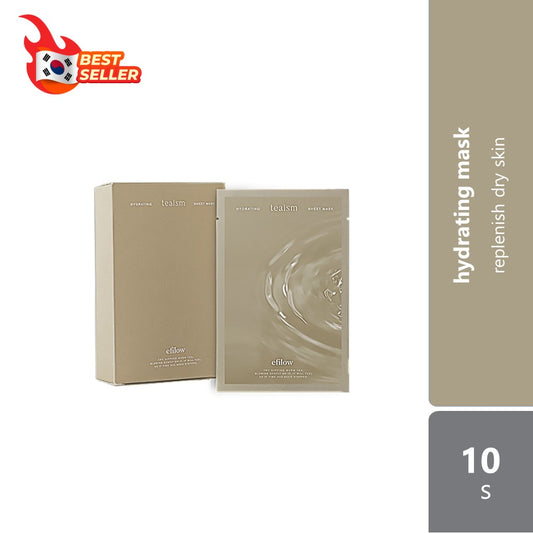 efilow Hydrating Teaism Sheet Mask 10s | Replenish Dry Skin & No Blemishes