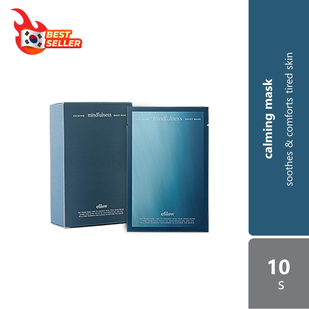 efilow Calming Mindfulness Sheet Mask 10s | Soothes & Comforts Tired Skin