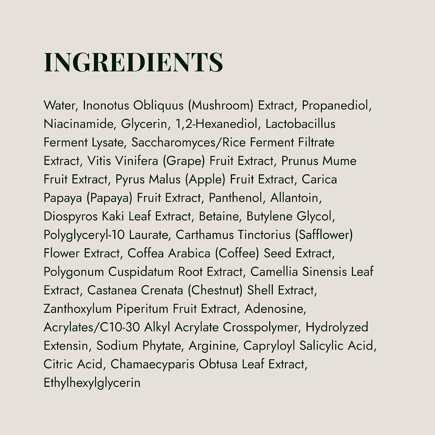 efilow Chaga Mushroom Biome Pore Clearing Pad 100s | Improve Skin Barrier & Nourish Pores
