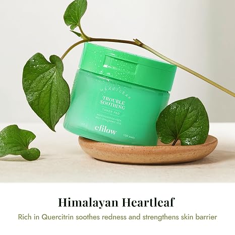 efilow Heartleaf Madecassoside Trouble Soothing Pad 100s | Non-Irritant Vegan Toner Pad