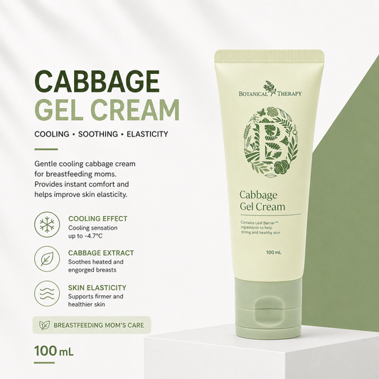 Botanical Therapy Cabbage Gel Cream 100mL | Improving Skin Elasticity