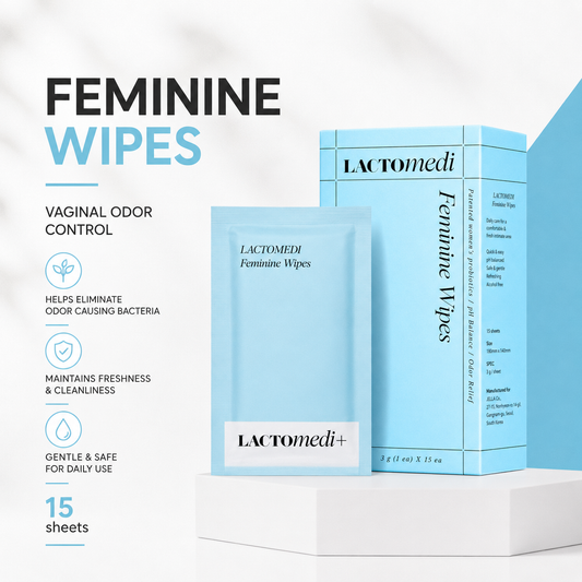 Lactomedi Feminine Wipes 15s | Vaginal Odor Control