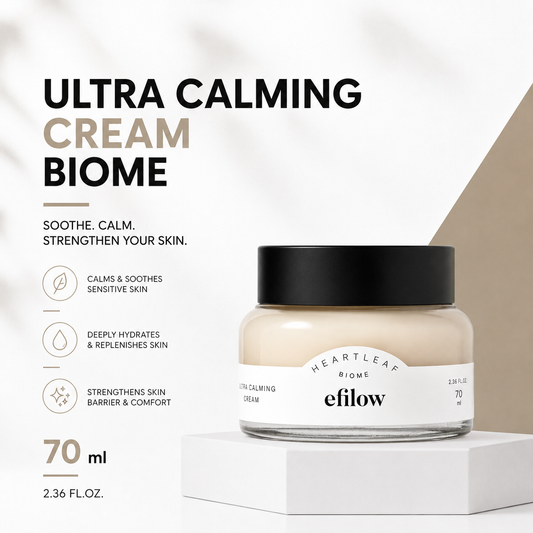 efilow Heartleaf Hyalu-Cica Trouble Soothing Cream 70mL | Nourish & Moisturise Problem Skins