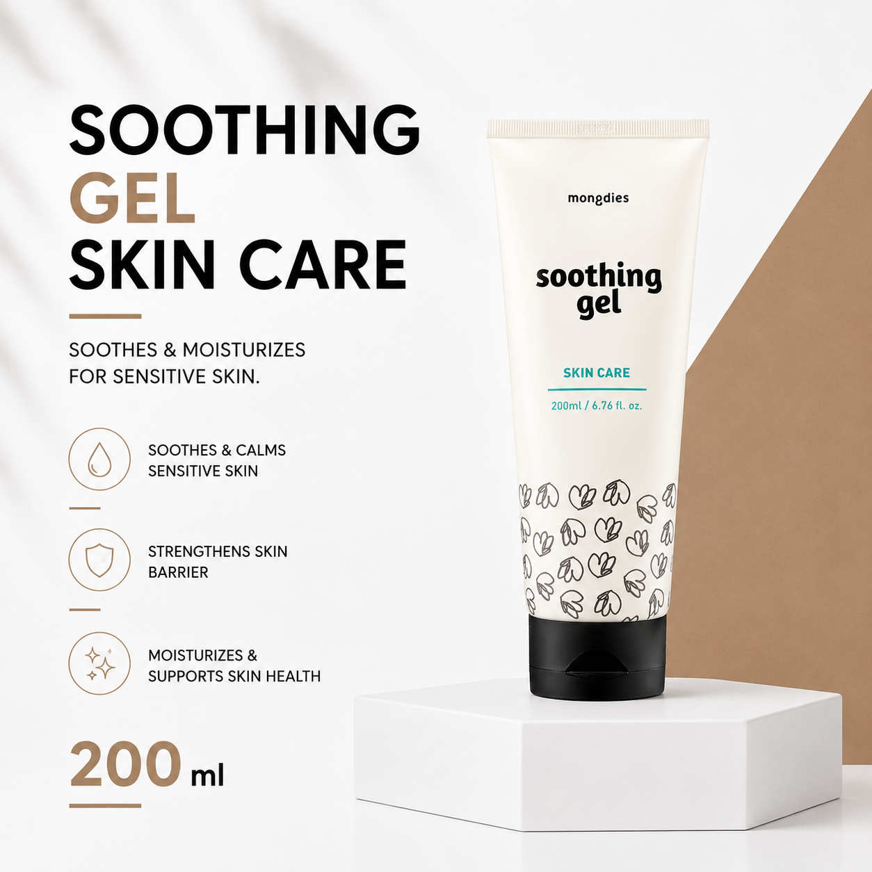 mongdies Soothing Gel 200mL | Soothing Skin For Baby’s Skin