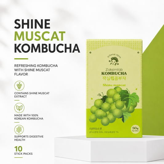 Zaksimlab Kombucha - Shine Muscat Flavor 5g ×10s | Rich Kombucha Flavour