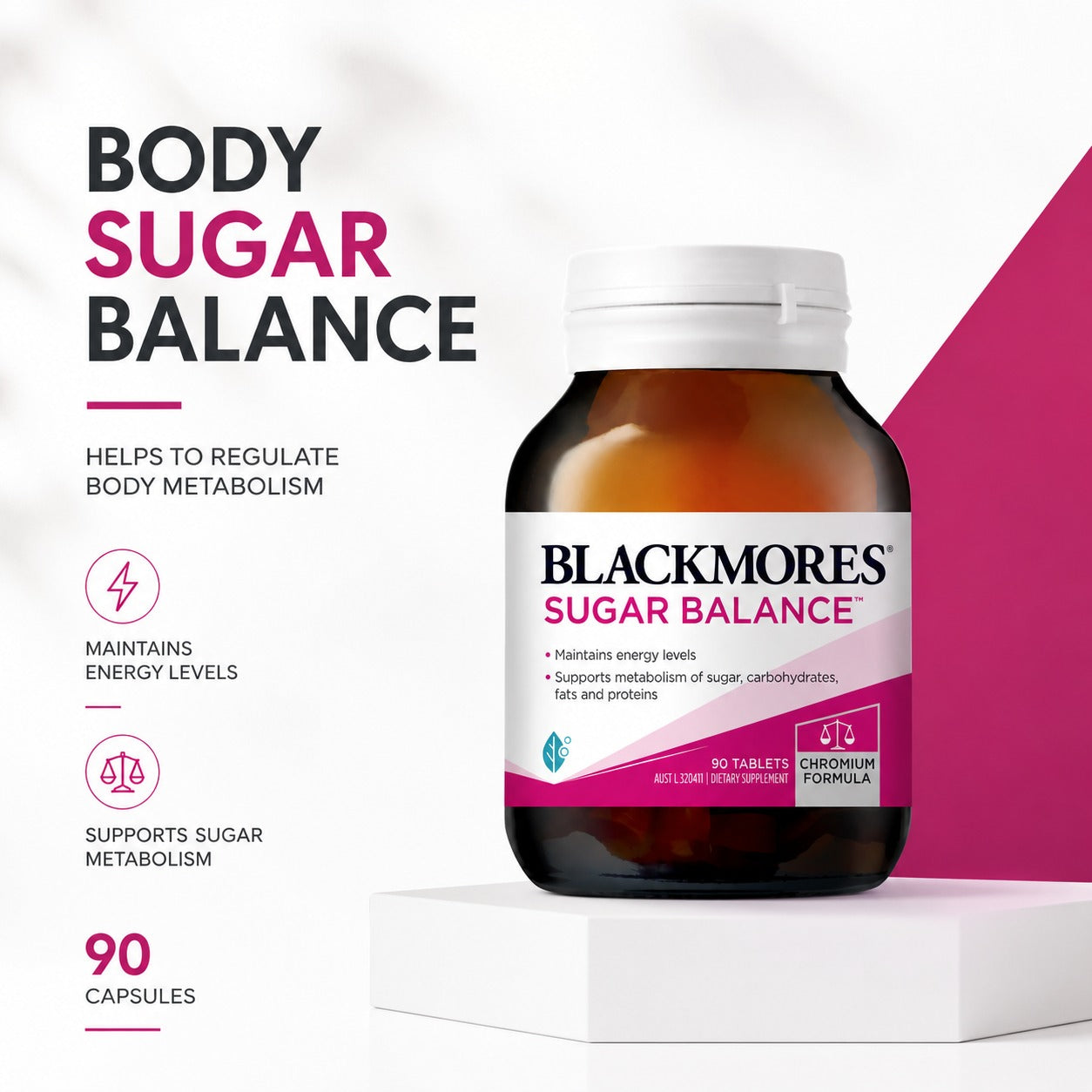 Blackmores Sugar Balance 90 Tablets | Helps To Regulate Body Metabolism